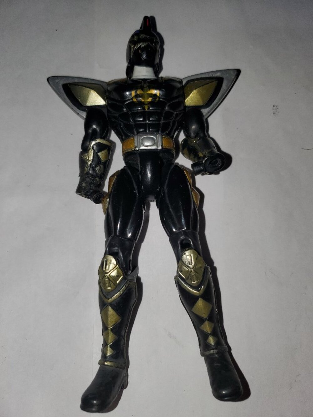 Power Rangers Dino Thunder Black Ranger From Raptor Cycle Set Bandai Classic